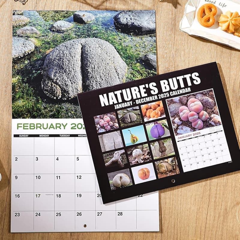 White Elephant 2025 Nature Butts Calendar, 11