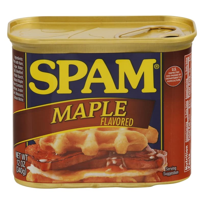 Maple Flavored SPAM, 12 oz Can