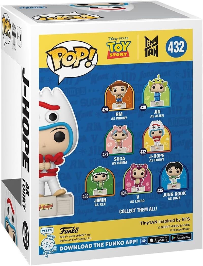 BTS Tiny TAN J-Hope Forky Vinyl Figure for Fans