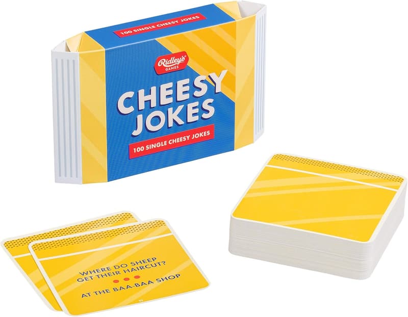 Family-Friendly 100 Joke Cards Gift Set