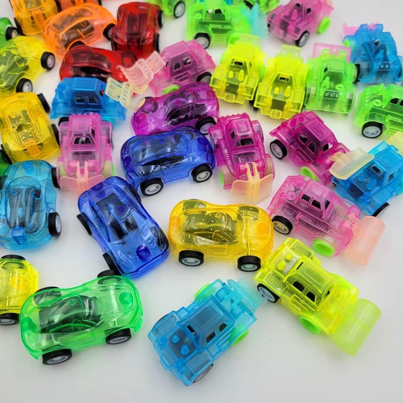 Mini Pull Back Cars & Trucks for Toddlers - 40 Pcs Party Favor