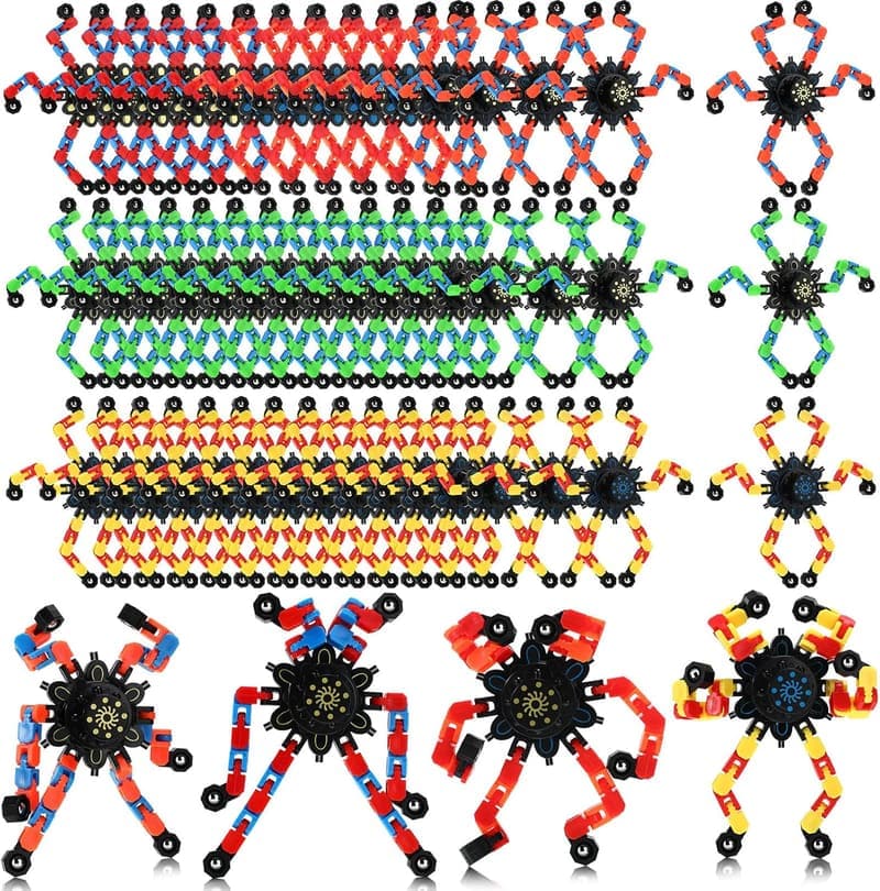 Party Favor Fidget Toy Pack - 40 Transformable Robots