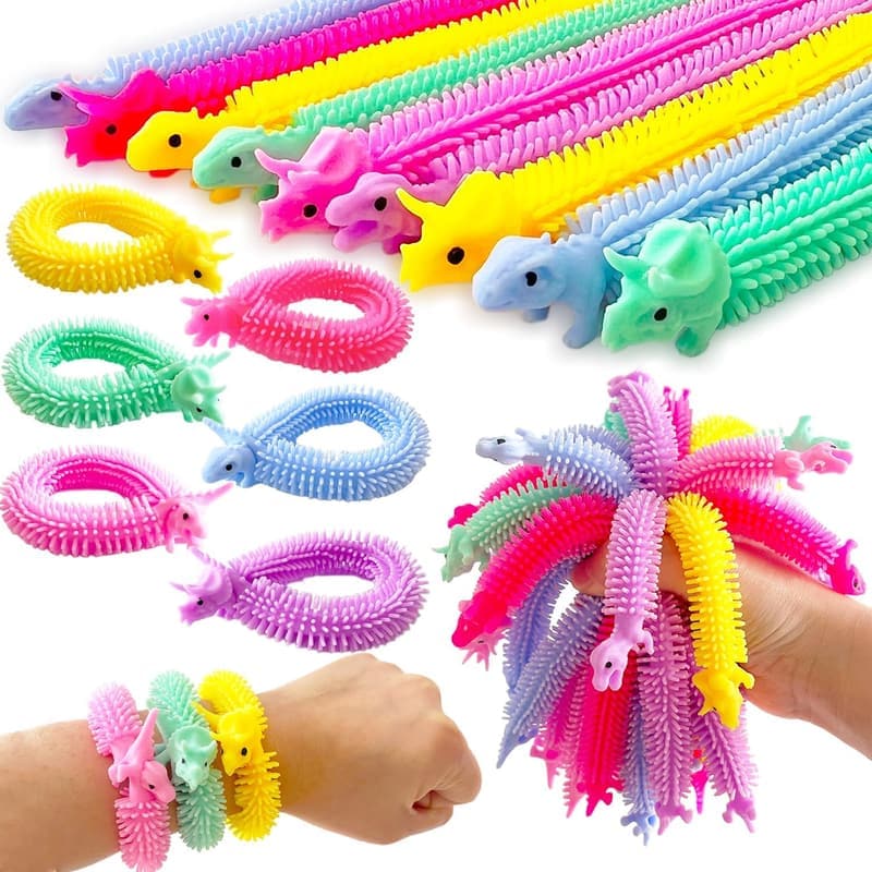 Dinosaur Stretchy String Fidget Toys - 40 Pack