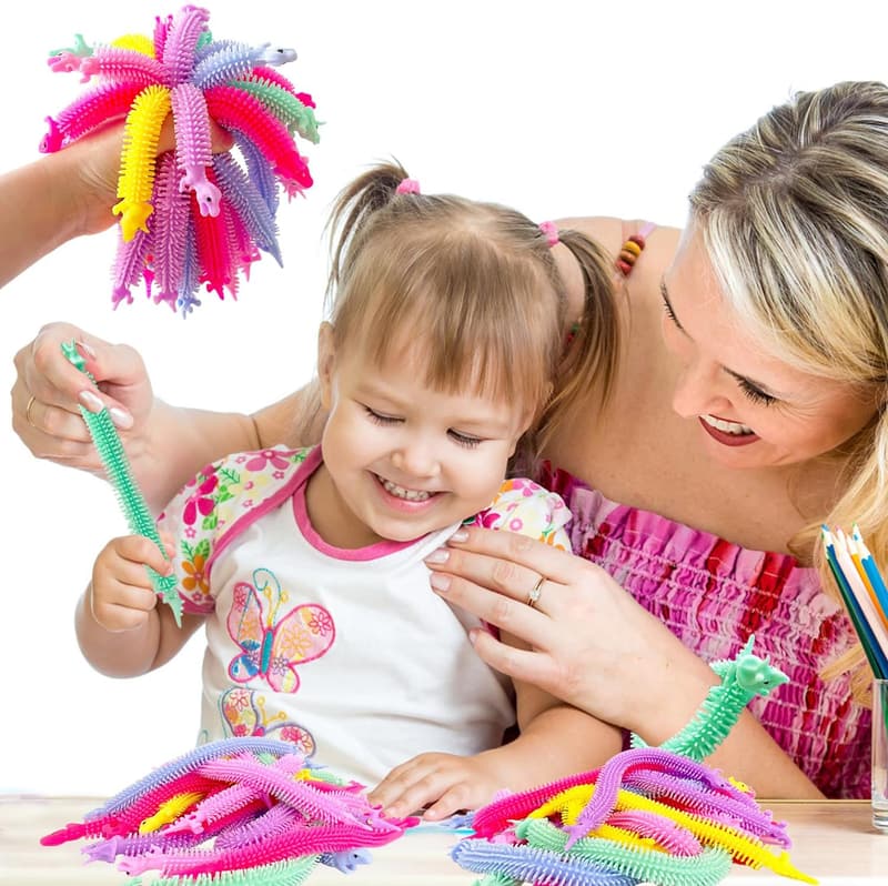 Dinosaur Stretchy String Fidget Toys - 40 Pack