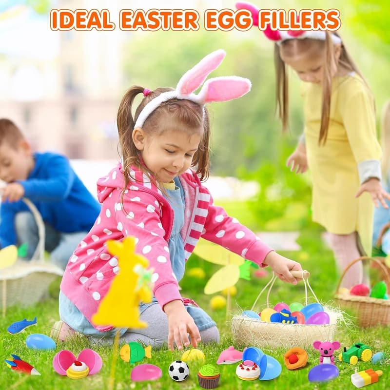 3D Animal Erasers Set for Kids Party Favors