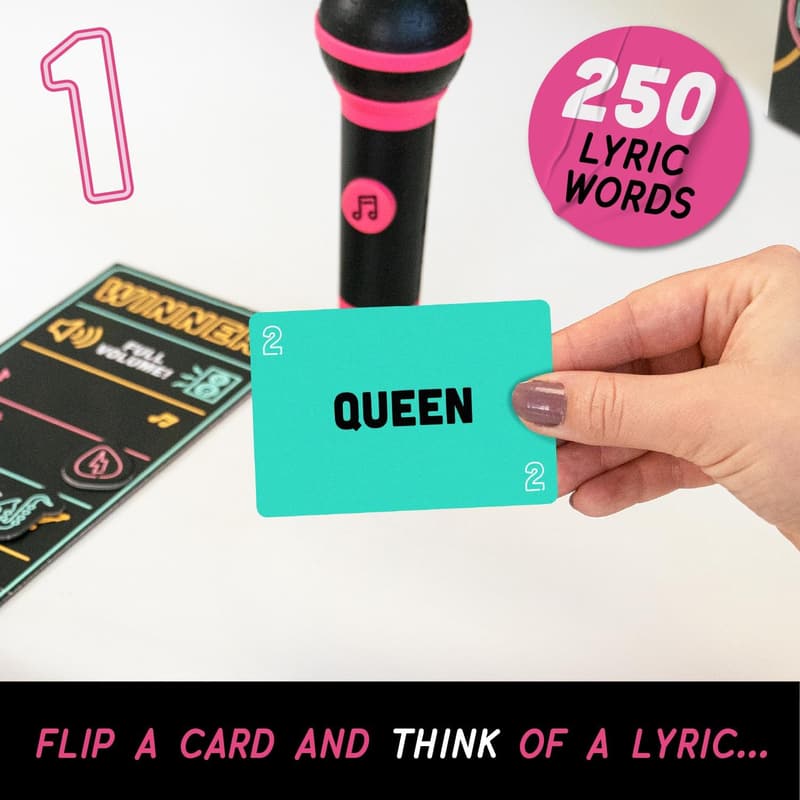 Family Karaoke Game: 250-Lyric Fun for Kids 8+