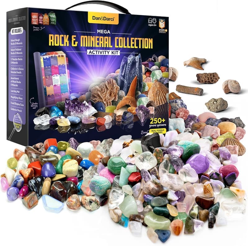 Kids' Geology STEM Rock Collection Gift Set