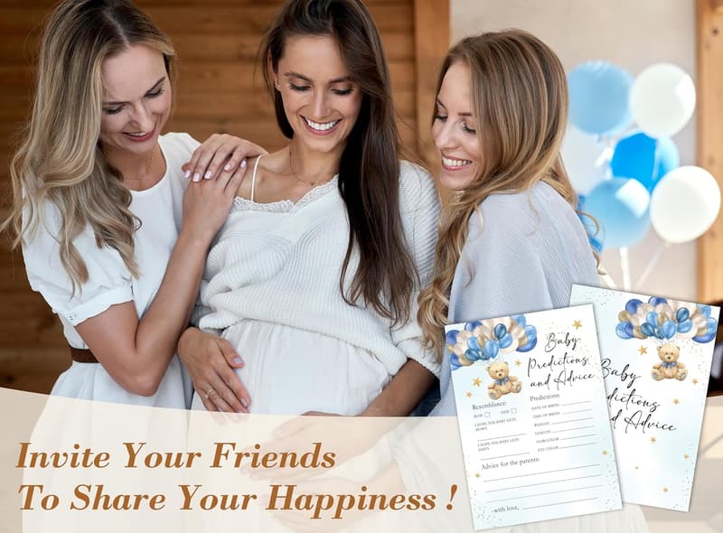 Baby Shower Game Cards - 25 Pack