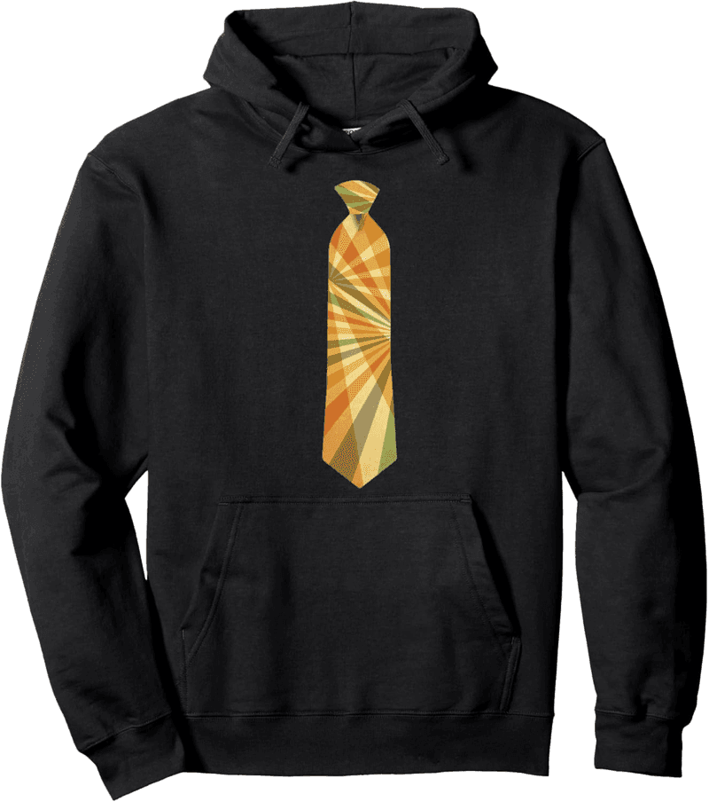 Father's Day Retro Tie Graphic Hoodie
