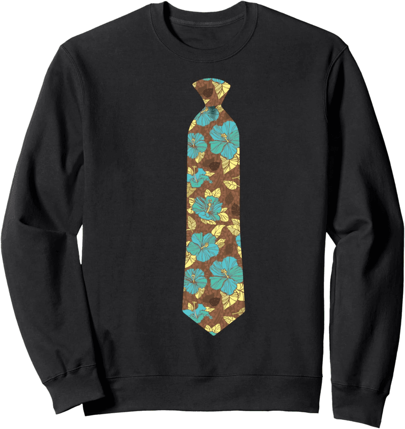 Father's Day Retro Ugly Tie Sweatshirt