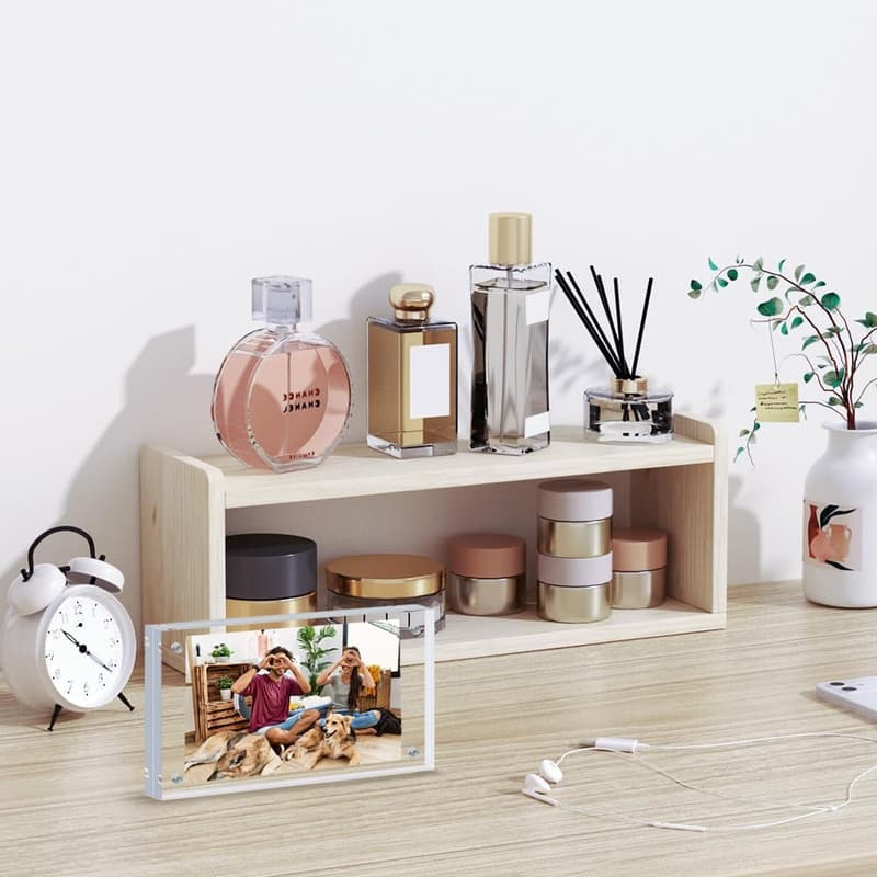 Acrylic Dollar Bill Display Frame Set - Magnetic & Stand-alone