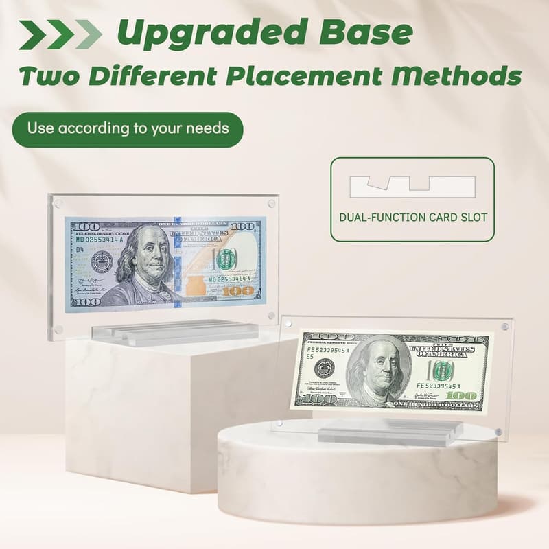 Acrylic Money Frame for Collectors