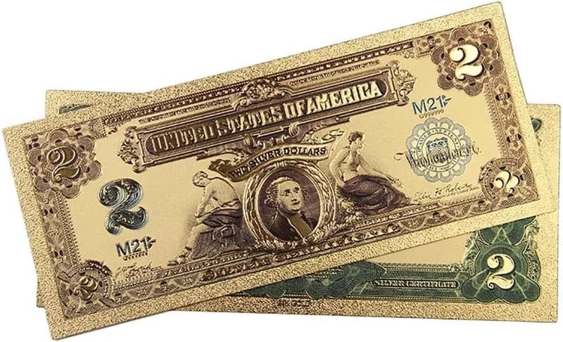 24k Gold-Plated Dollar Foil Bills