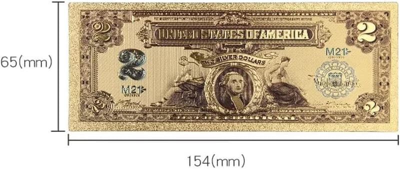 24k Gold-Plated Dollar Foil Bills