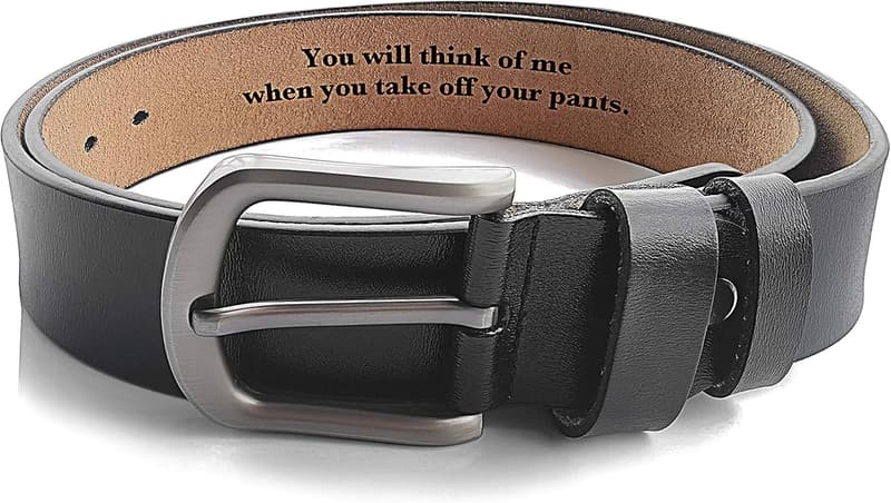 Valentine's Day Leather Belt for Men