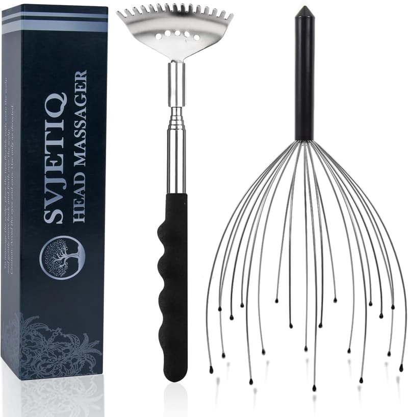 Stocking Stuffer 20-Finger Head & Back Scratcher