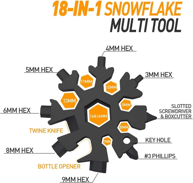 Father's Day 18-in-1 Snowflake Multitool for Dad