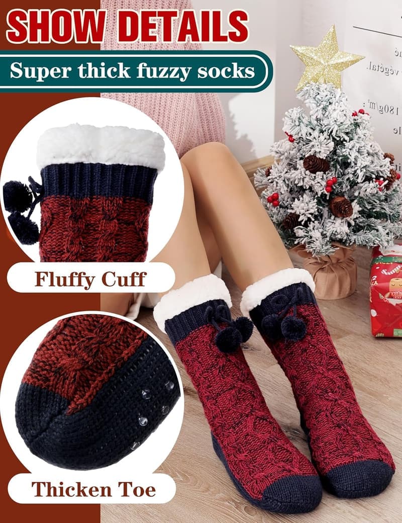 Women's Cozy Fleece Cabin Socks