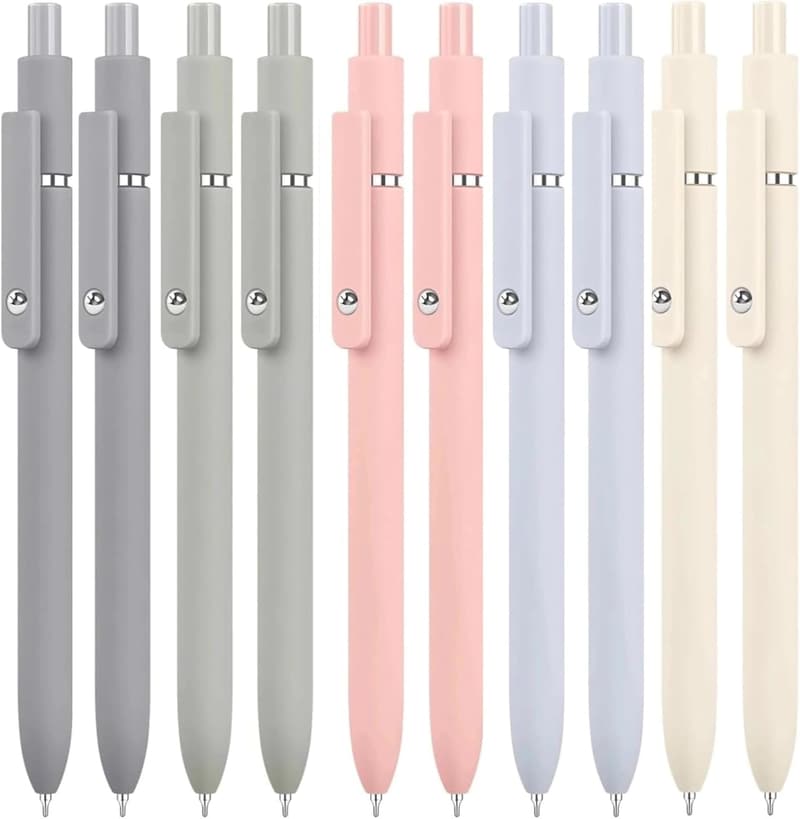 Birthday Gel Pens Set - 0.5mm Morandi Aesthetic (10 Pcs)