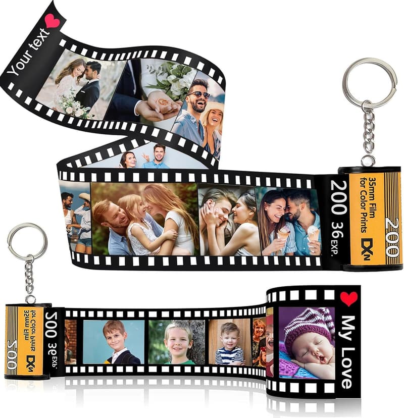 Photo Keychain - Personalized Memory Reel for Couples