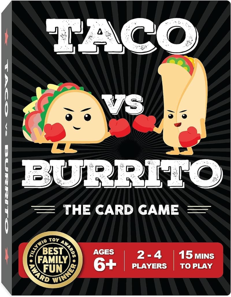 Family Card Game: Taco vs Burrito Strategy