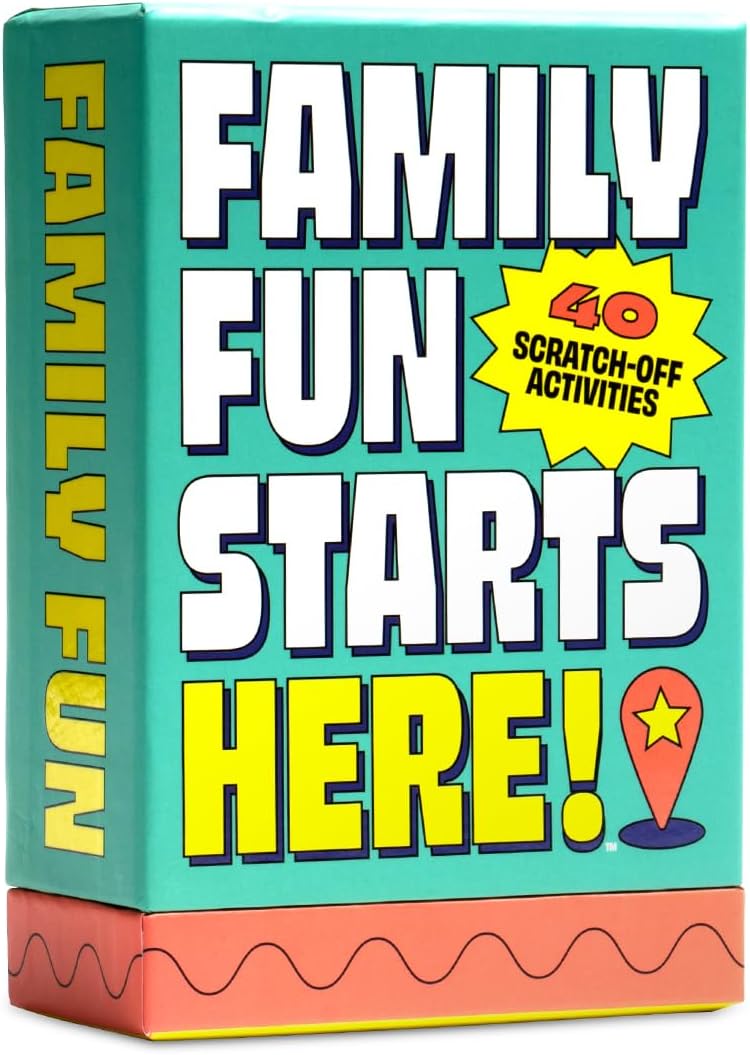 Family Scratch-Off Activity Book: Ages 8+