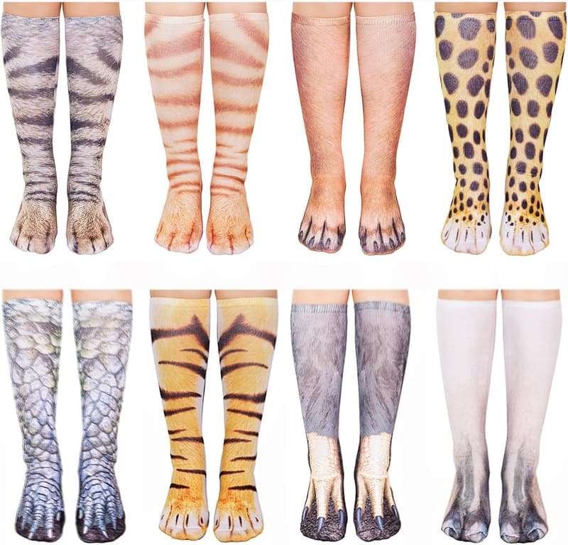 White Elephant Funny Animal Socks for Adults & Kids