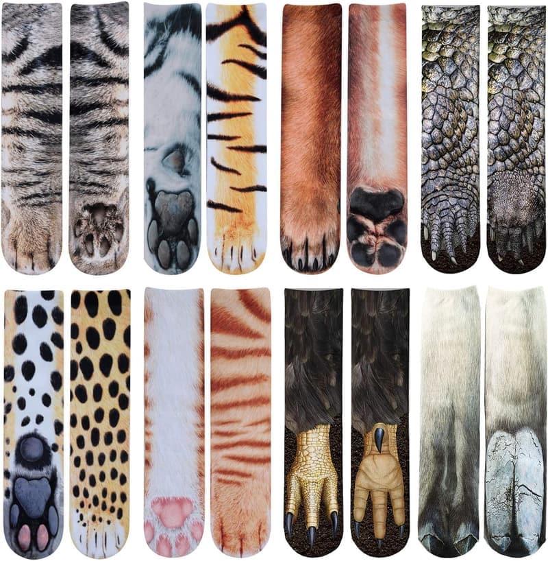 White Elephant Funny Animal Socks for Adults & Kids