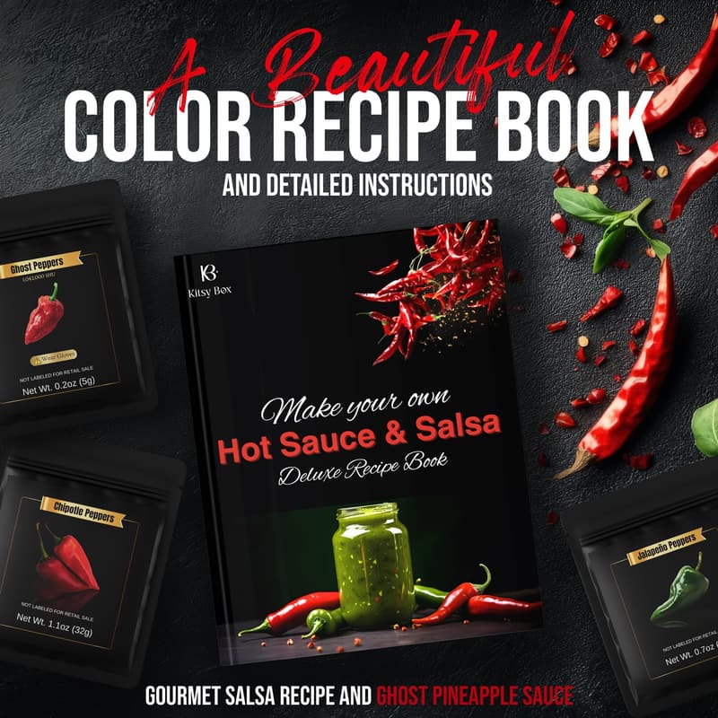 Father's Day Hot Sauce Making Kit – 5 Pepper DIY Set