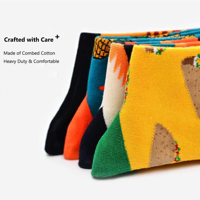 Novelty Men's Cotton Dress Socks