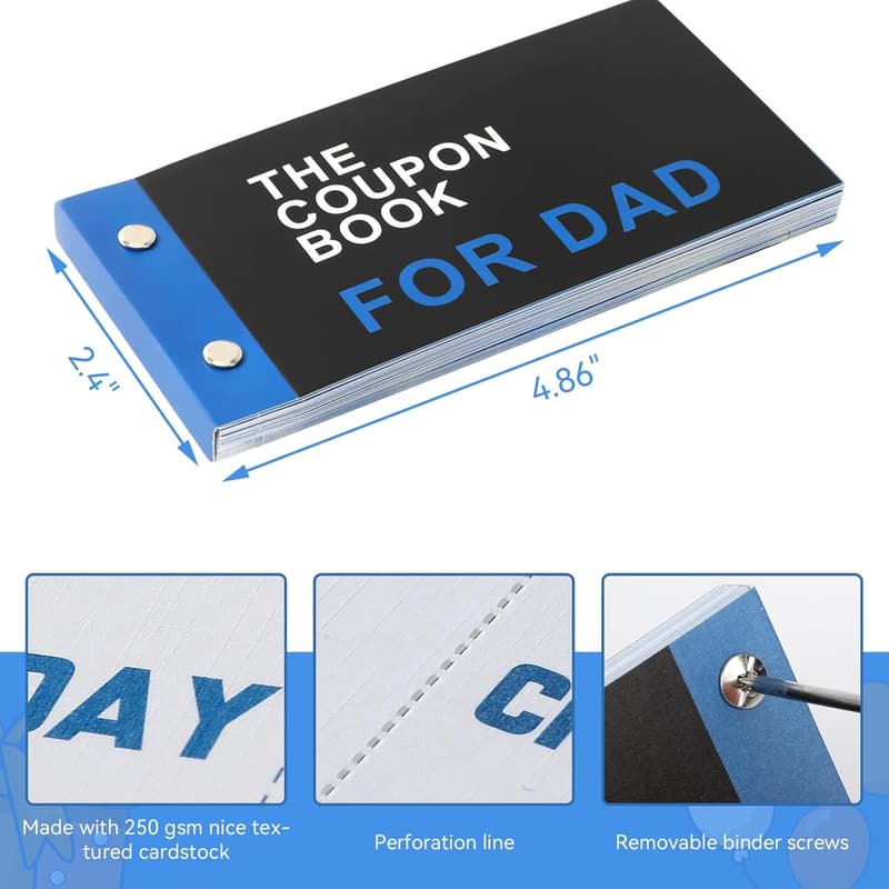 Father's Day Coupon Book: 30 DIY Sheets for Dad
