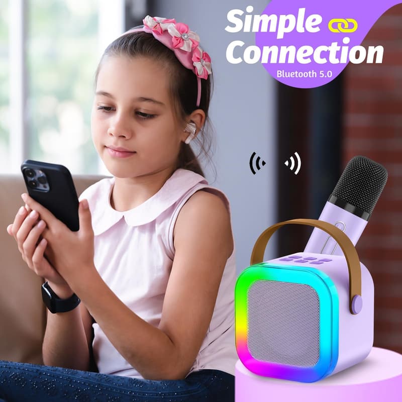 Girls' Karaoke Microphone Toy - Christmas/Birthday Gift