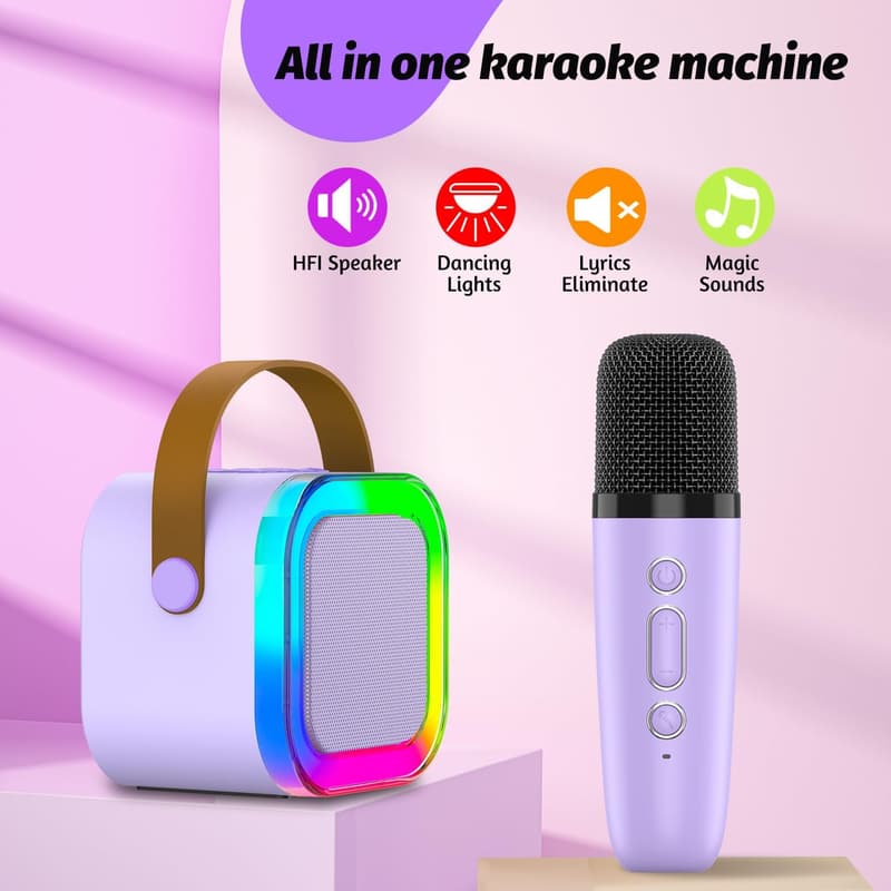 Girls' Karaoke Microphone Toy - Christmas/Birthday Gift