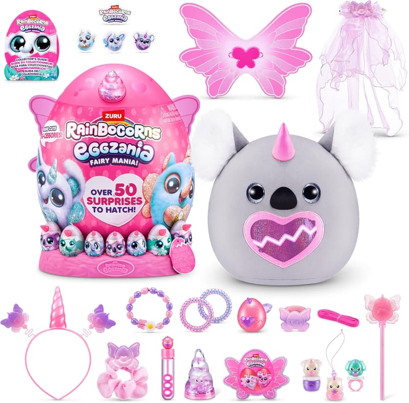 Eggzania Fairy Mania Koala Plush Toy with Surprise Accessories