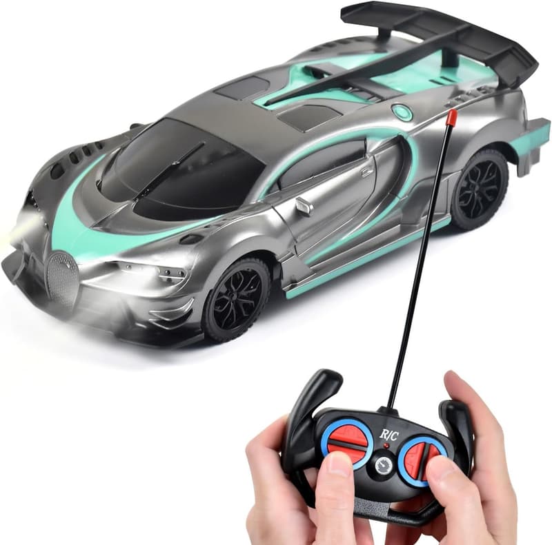 RC Car Toy for Kids Aged 3+ (Gray)