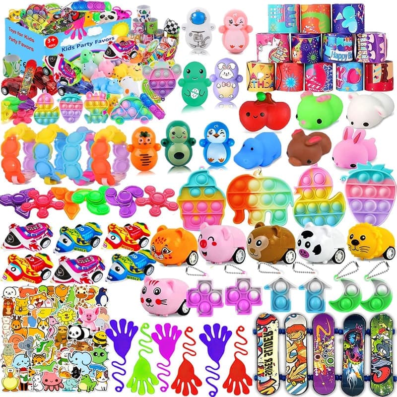 Kids Party Favors: Pop Fidget Toys Classroom Prizes