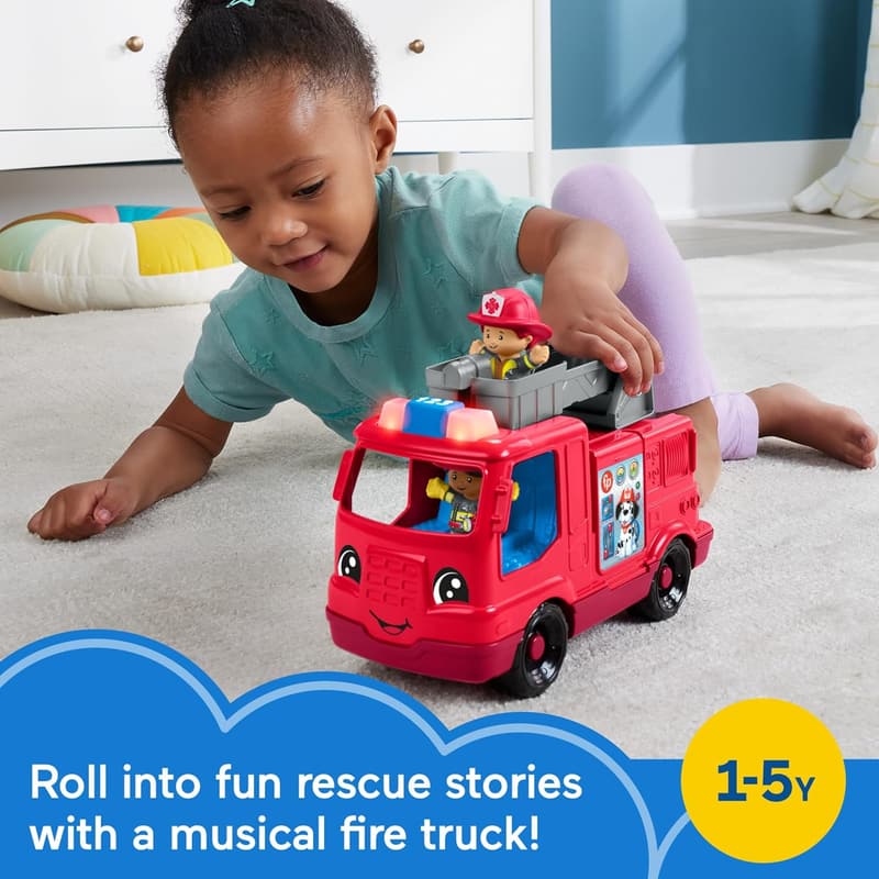 Musical Fire Truck Toddler Toy by Fisher-Price
