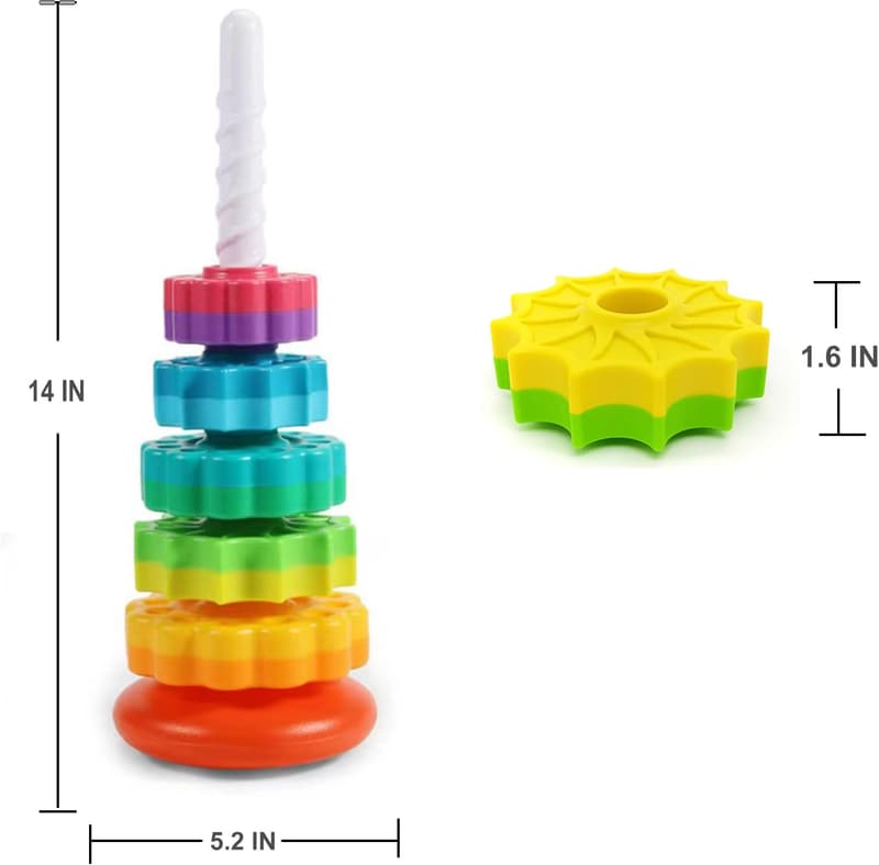 Birthday Montessori Stacking Toy for Toddlers
