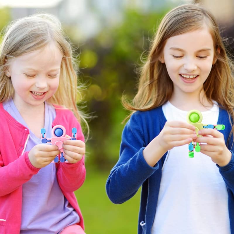 Birthday Fidget Robot Spinner Set - 24 Pcs