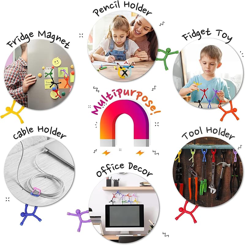 Magnetic Travel Fidget Toys for Kids & Adults, Pack of 10