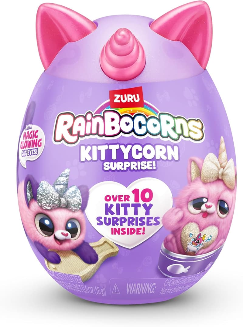Rainbocorns Kittycorn Surprise Plush Egg Set for Kids