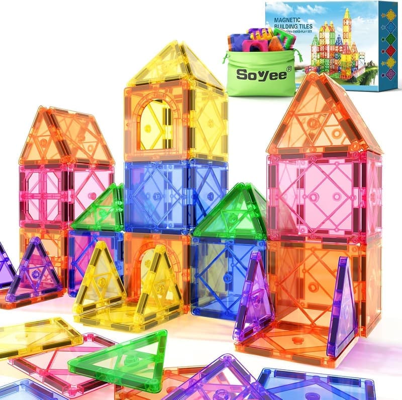 STEM Magnetic Building Blocks for Kids Ages 3-12