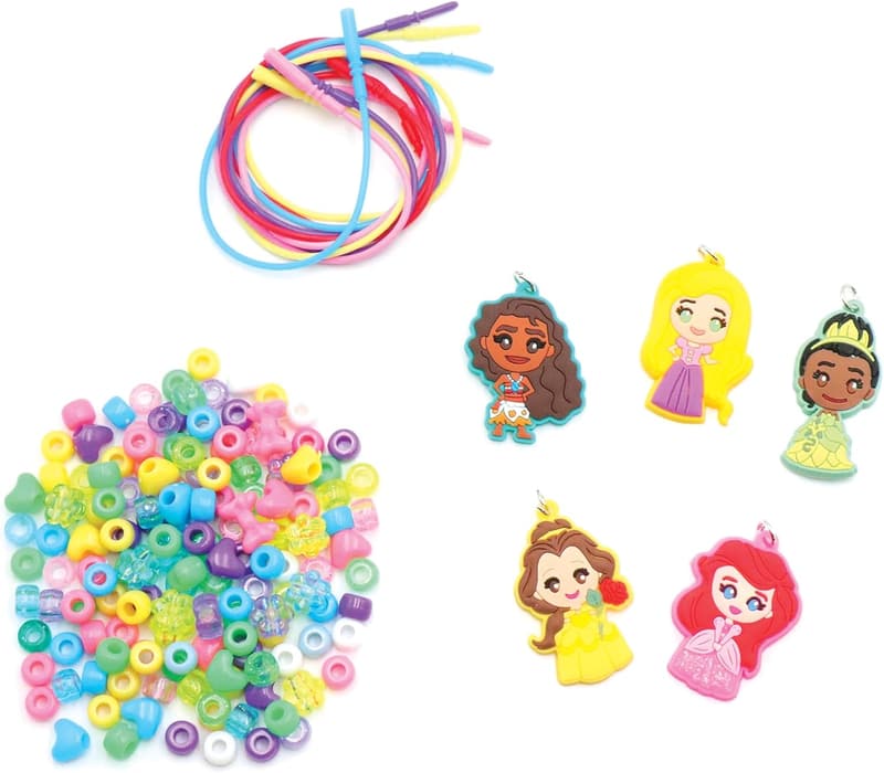 Disney Princess Jewelry Kit for Kids, 160-Piece Set