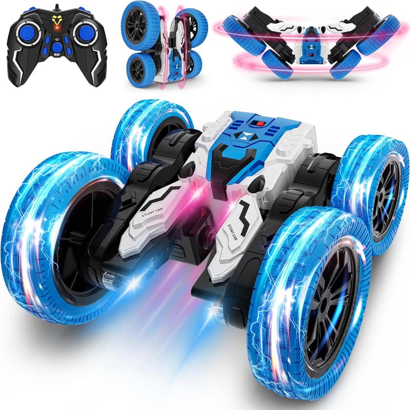 Kids' 4WD Stunt RC Car with 360° Flips
