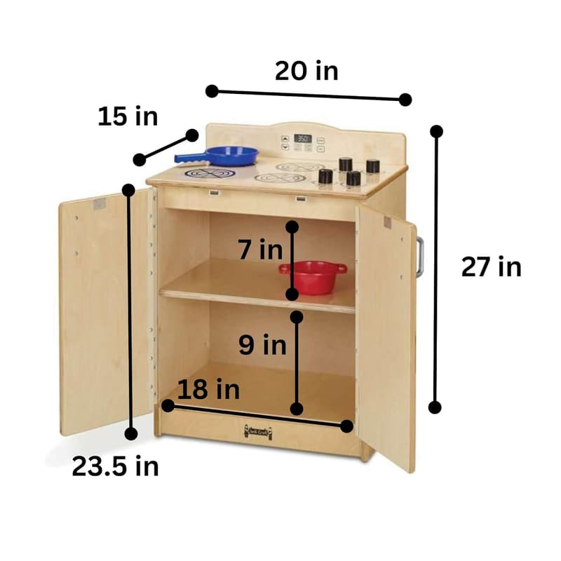 Play Kitchen Stove by Jonti-Craft
