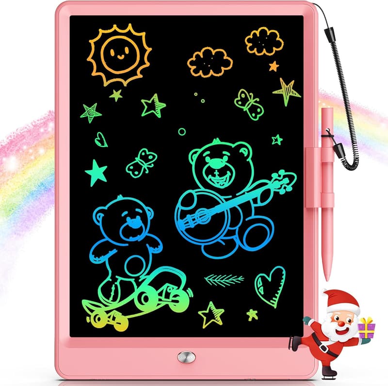 Birthday LCD Writing Tablet for Kids - Pink 10