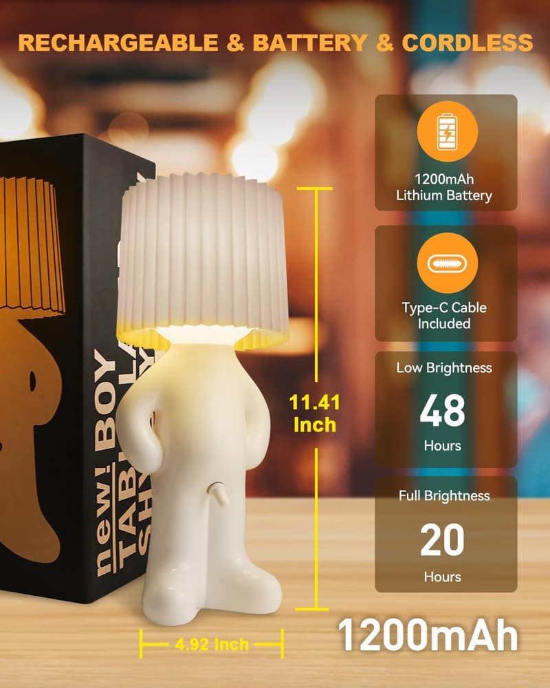 Naughty Anniversary Rechargeable Night Light for Adults