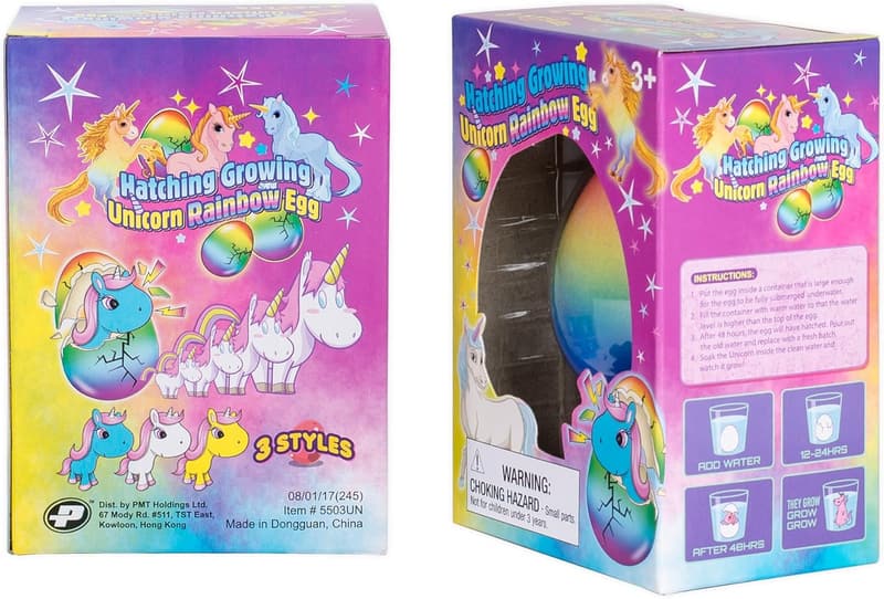 Rainbow Unicorn Surprise Eggs, Set of 2