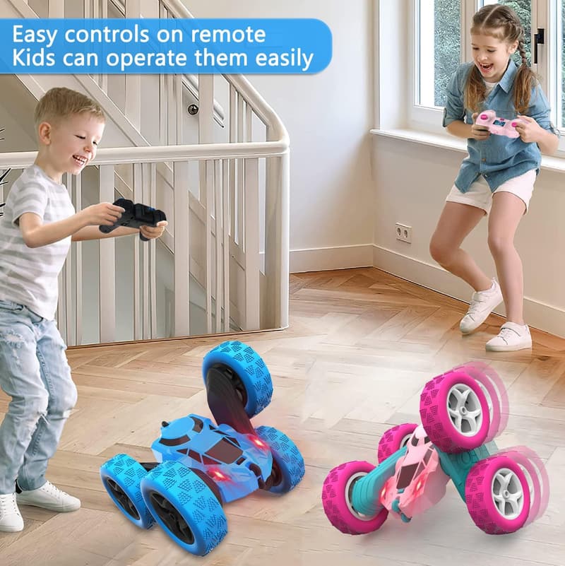 Kids' Remote Control Car - 4WD 360° LED All-Terrain