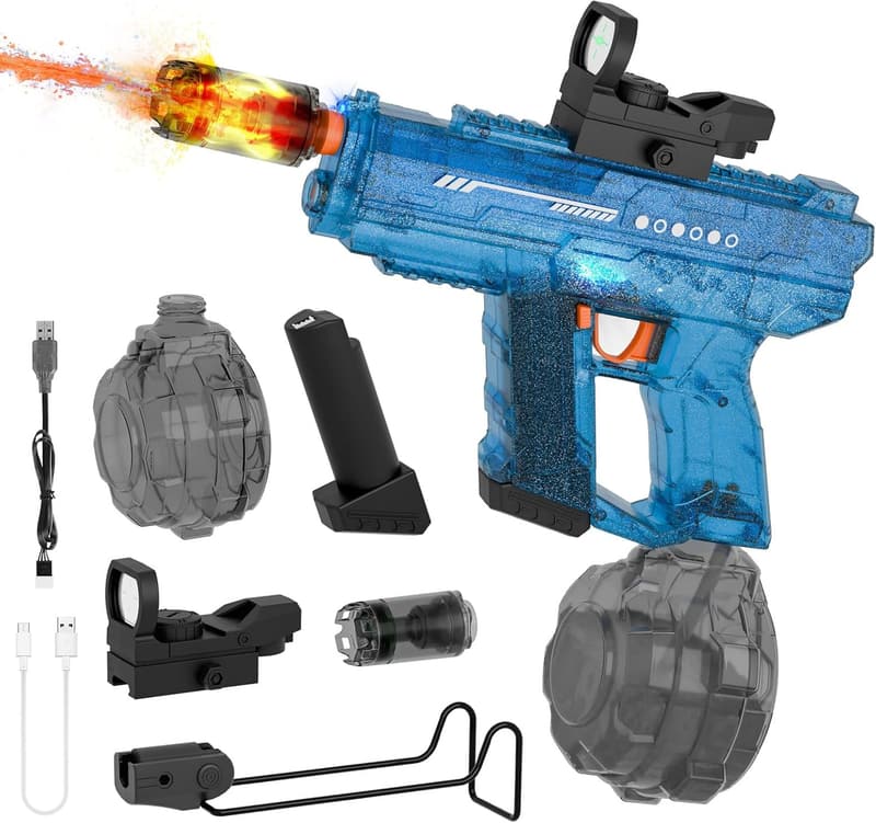 Summer Electric Water Gun, 32 FT Range (Blue)